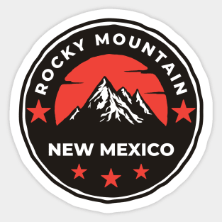 Rocky Mountain New Mexico - Travel Sticker